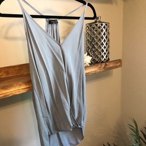 Grey/blue tank. Never been worn